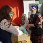 Раздаване на хранителни продукти