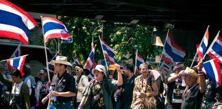 Протест в Банкок.