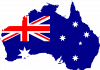 Картата на Австралия.