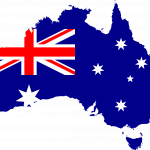 Картата на Австралия.