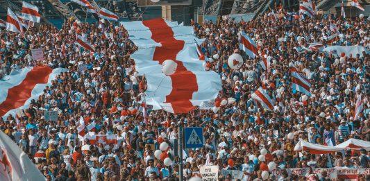 Протест в Беларус.