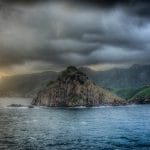 Буря на остров.