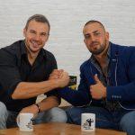 Виктор Ангелов и актьорът Ивайло Захариев