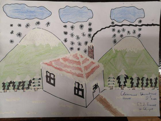 БДЖ, рисунки, Коледа