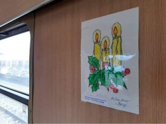 БДЖ, рисунки, Коледа