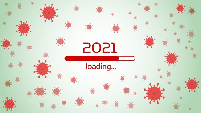 Нова година 2021, коронавирус.