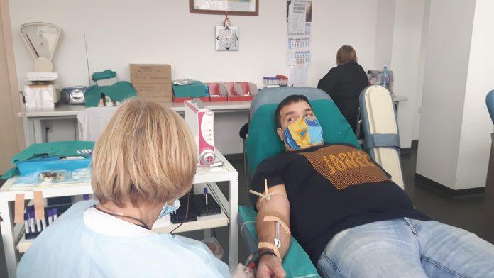 Георги Ангелов - един от първите дарители на кръв за плазма в Бургас