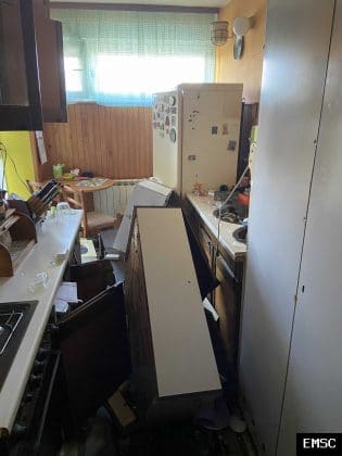 Разрушения след земетресението в Хърватия