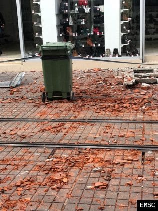 Разрушения след земетресението в Хърватия