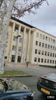 Разрушения след земетресението в Хърватия