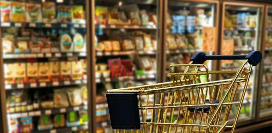 Количка, супермаркет.