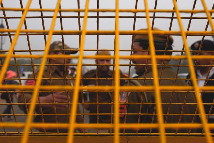 Охрана на стачка в Индия