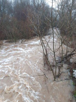 Повишено ниво на водите