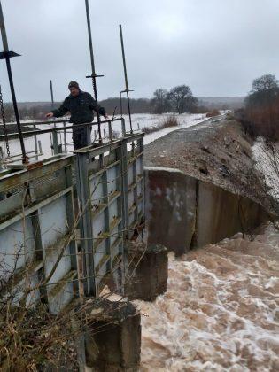 Повишено ниво на водите