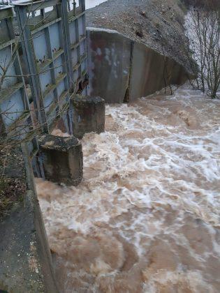 Повишено ниво на водите