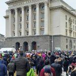 Restaurant industry protest in Bulgaria.