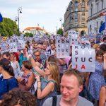 Протест в Полша.