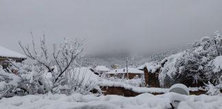 Снежната обстановка в село Малко градище