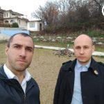 На плаж в Росенец през януари