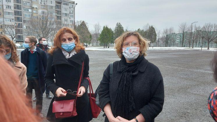 посрещане на френски посланик