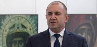 Bulgarian president Rumen Radev.