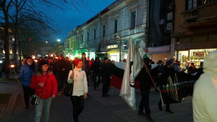 Факелно шествие в Бургас