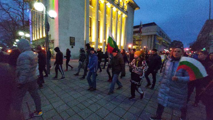 Факелно шествие в Бургас