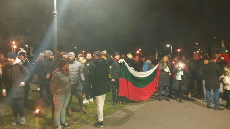 Факелно шествие в Бургас