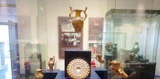 Копие на Панагюрското златно съкровище. Снимка: Искра.бг