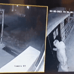 Кадри от камерата пред дома на Христо Гешов