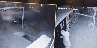 Кадри от камерата пред дома на Христо Гешов