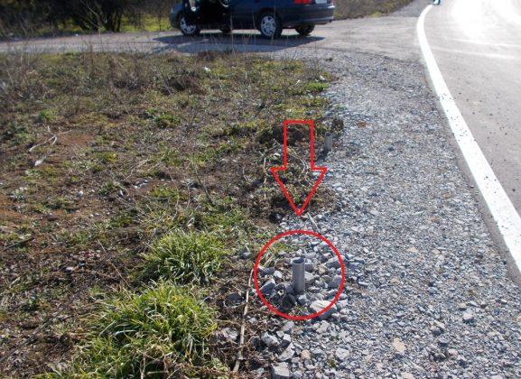 Откраднат знак