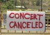 Отменени концерти