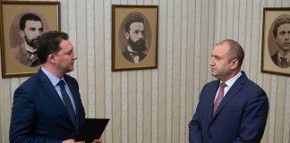 Даниел Митов и президентът Румен Радев