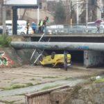 Паднало такси