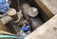 Ремонт на водопровод