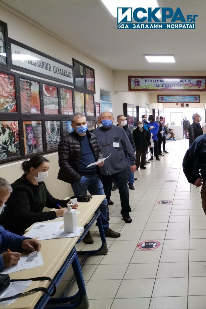 Снимка от изборния процес в Турция