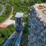 Фуникулярът на крепостта Трапезица