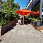 Масите на пешеходната зона