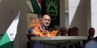 Президент Румен Радев в Първомай