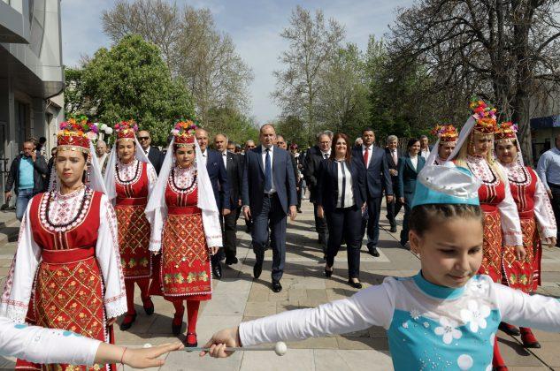 Президент Румен Радев в Първомай