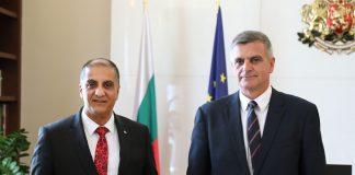 Стефан Янев проведе среща с посланика на Палестина Ахмад ал Мадбух