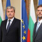 Заместник-министри на отбраната Пламен Йорданов и Александър Петров