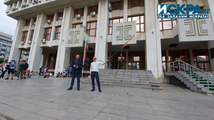 Запалване на знамето