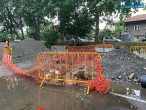 Разкопан паркинг на улица "Цариградска" в Бургас