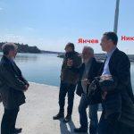 Кметът Димитър Николов и Димитър Янчев-Брадата