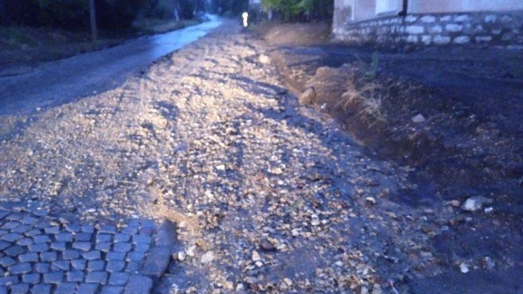 Материални щети в Лом