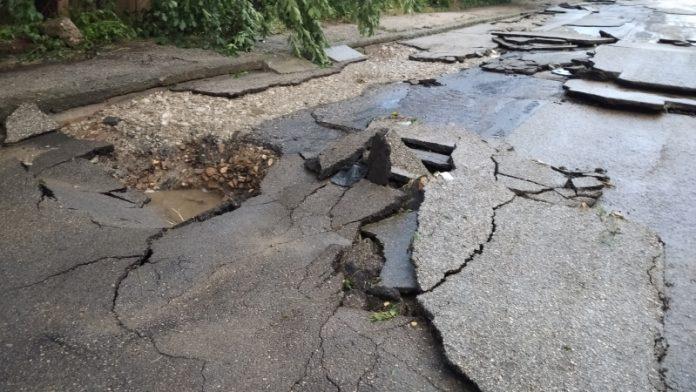 Материални щети в Лом