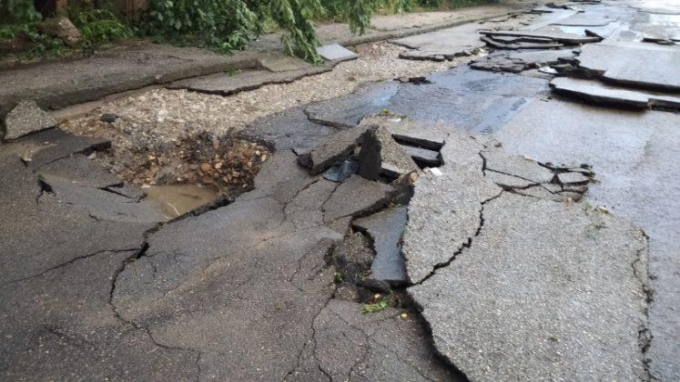 Материални щети в Лом