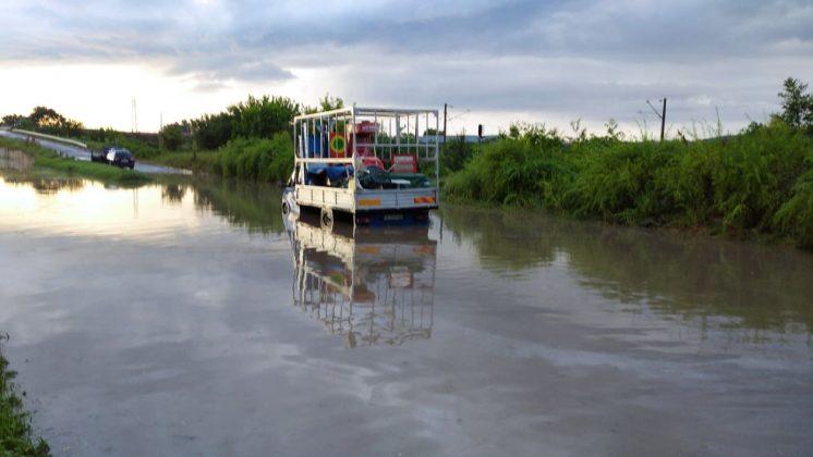 Материални щети в Лом